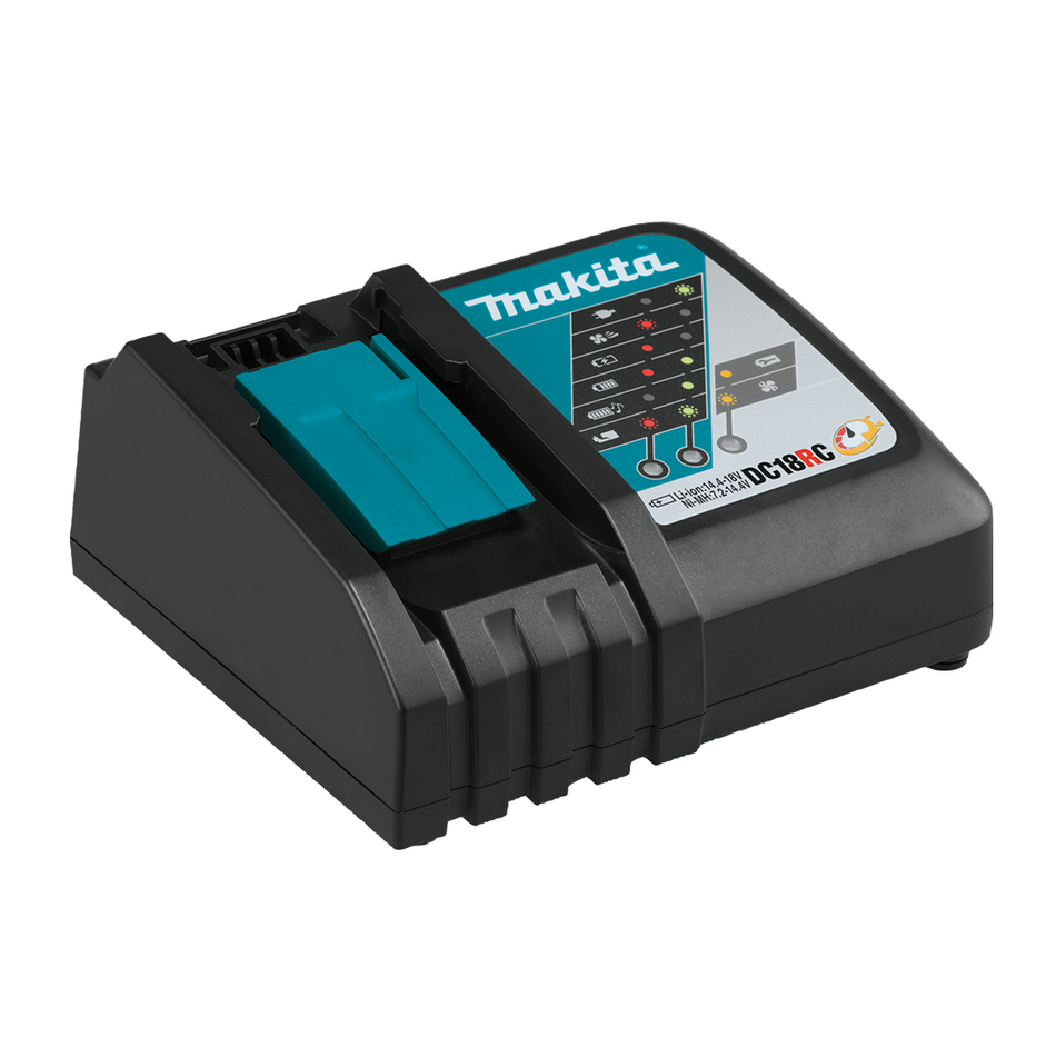 Cargador Rápido de Batería LXT 18V DC18RC Makita