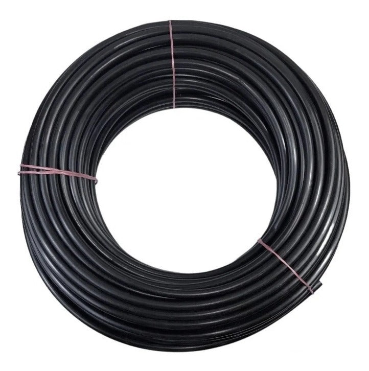 Rollo Manguera Poliducto Negro 1/2  Riego 200 Mts