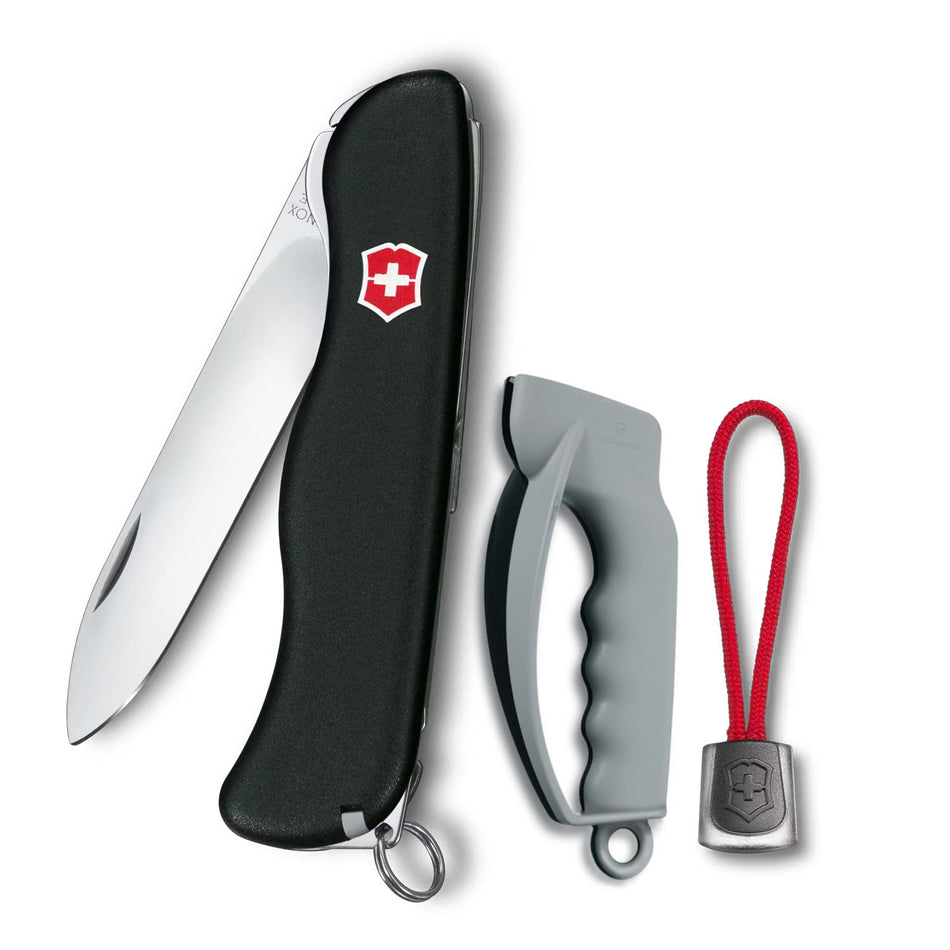 Victorinox Navaja Sentinel Black con Kit Afilador