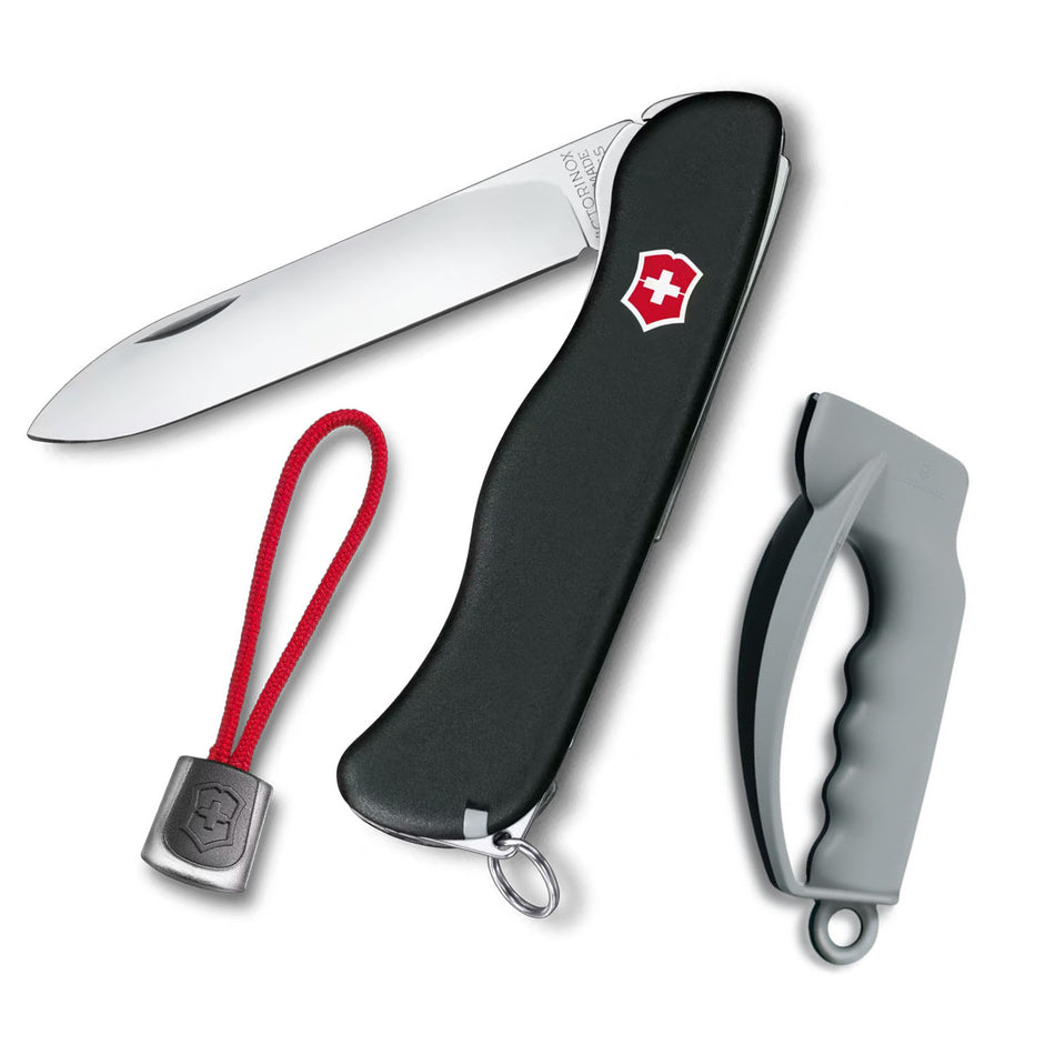 Victorinox Navaja Sentinel Black con Kit Afilador
