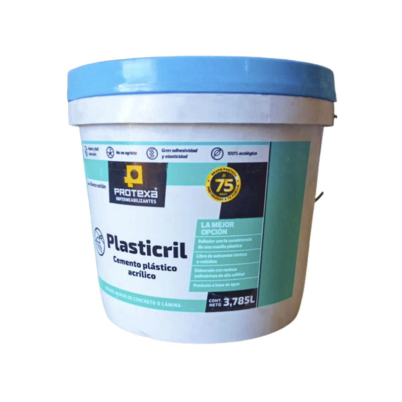 Cemento Plastico Plasticril Protexa 1 gal 3.8 litros