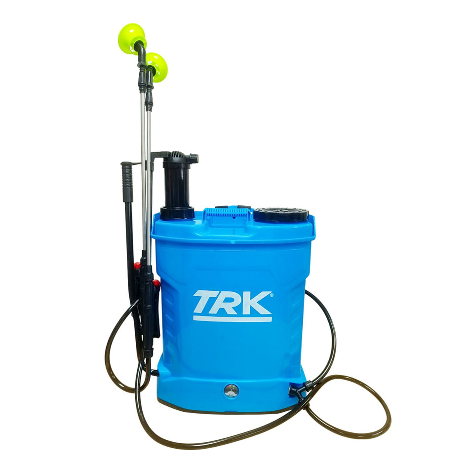 Aspersor Fumigador Eléctrico De Mochila Azul 20 Ltrs TRK