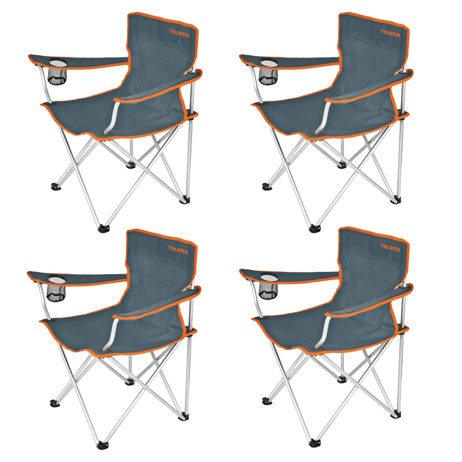Silla Plegable 30' 4 Piezas Truper 61025