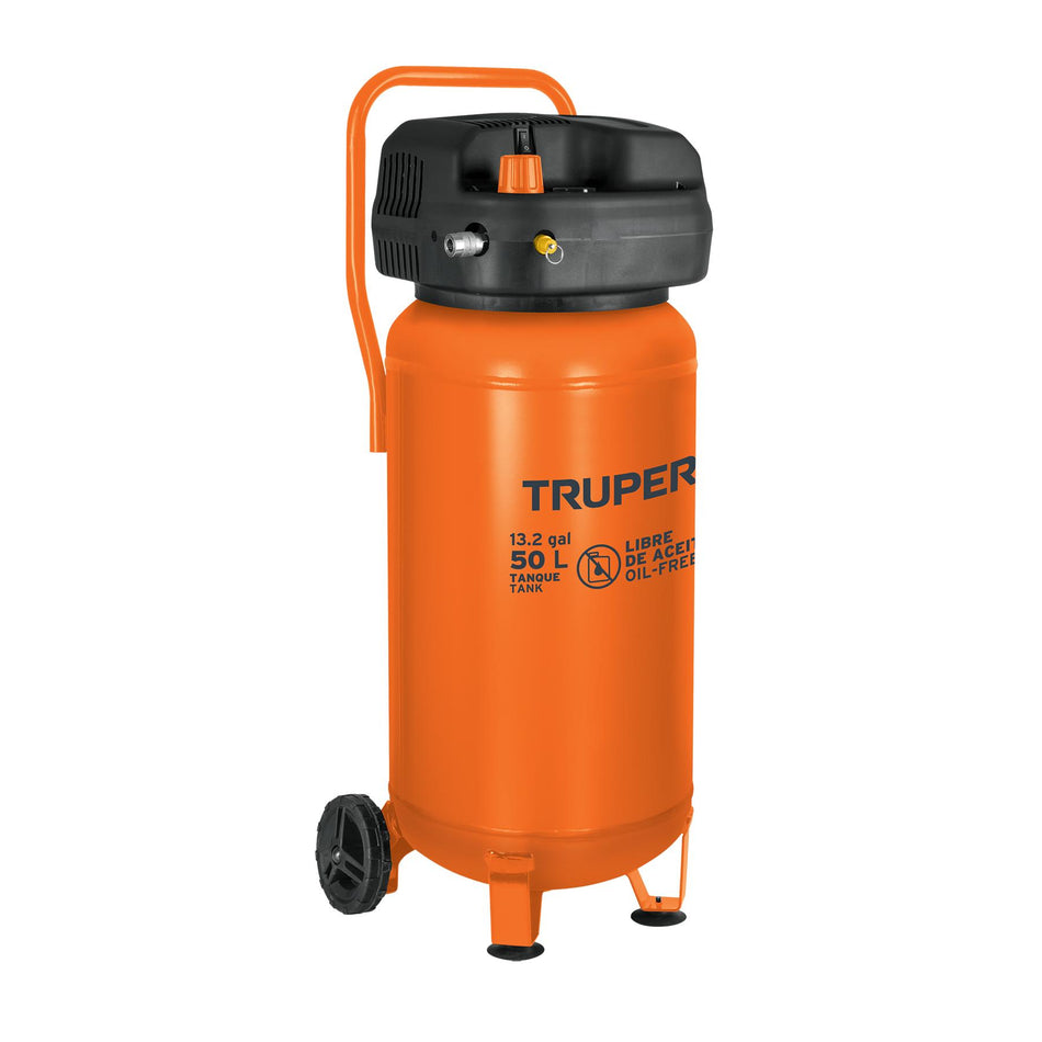 Compresor 50 L Libre De Aceite 60 Hz 13847 Truper