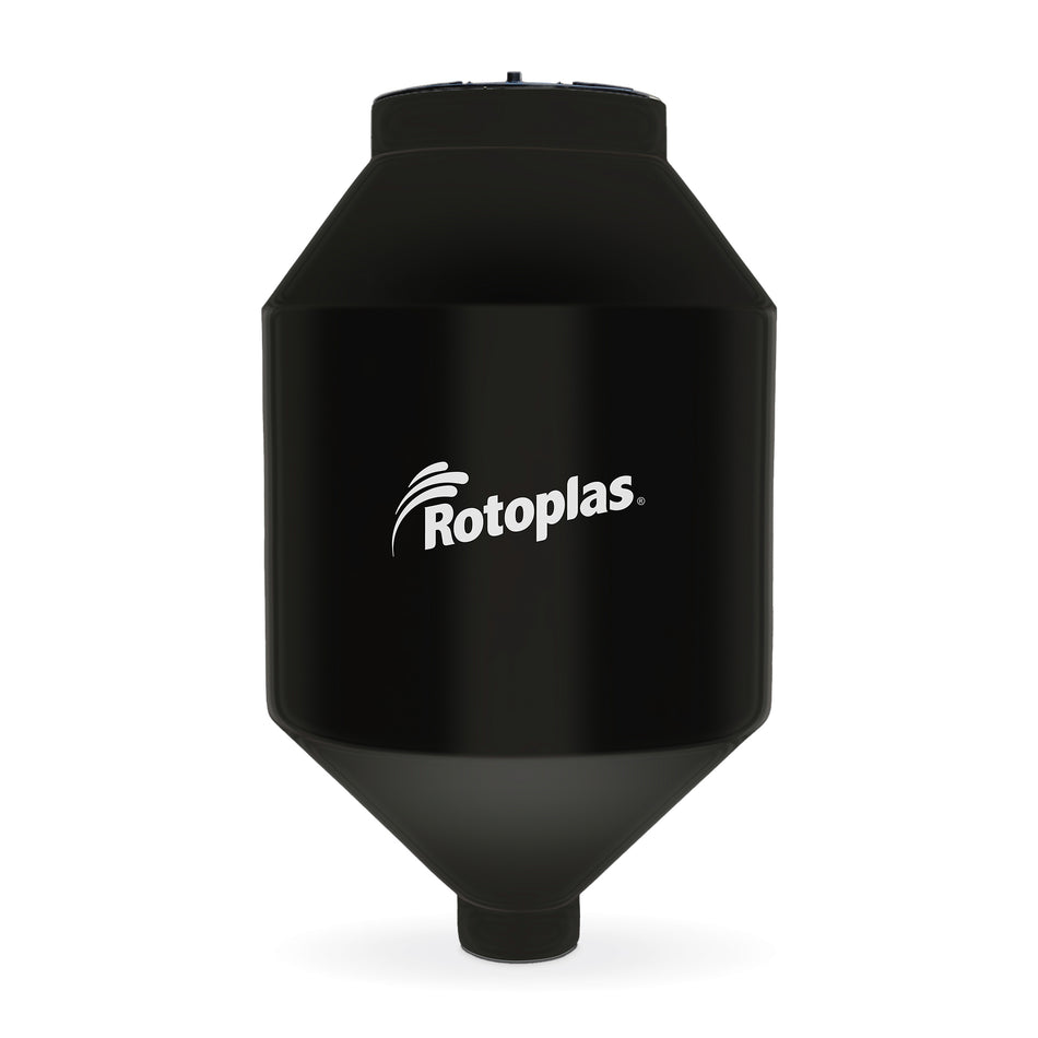 Tolva Polietileno Negro 45 º Refuerzo 40% 600L Rotoplas