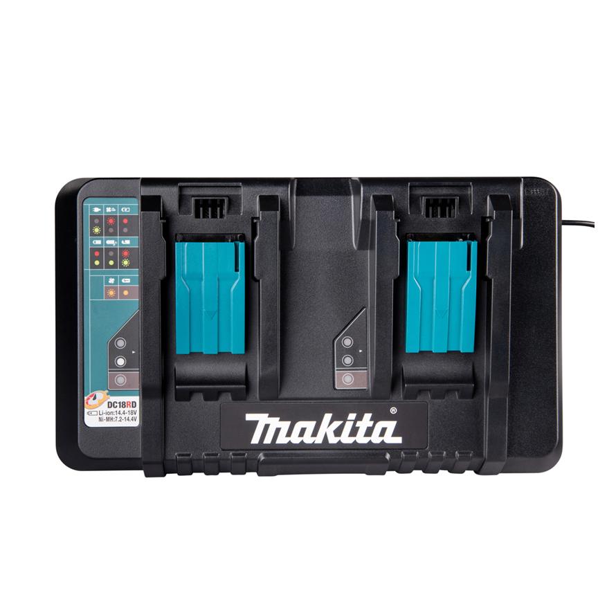 Cargador De Puerto Dual 18v Carga Rápida Lxt DC18RD Makita