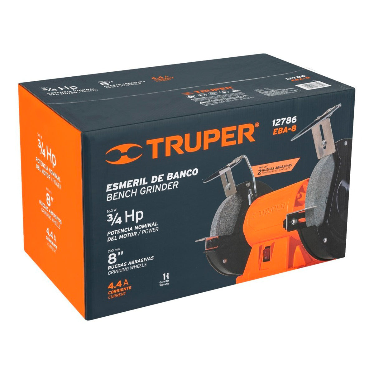 Esmeril De Banco De 8 De 3/4 Hp Truper 12786 – Torke
