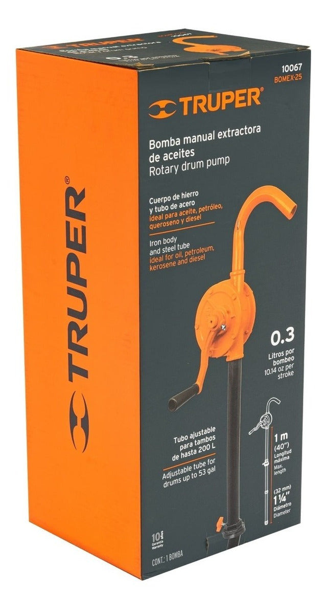 Extractora De Aceites Con Manivela Truper 10067