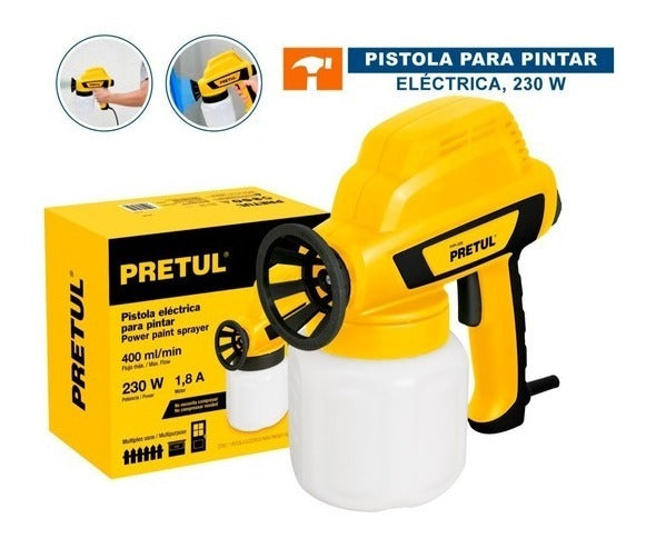 Pistola Para Pintar Eléctrica 230w Pipi-22e Pretul
