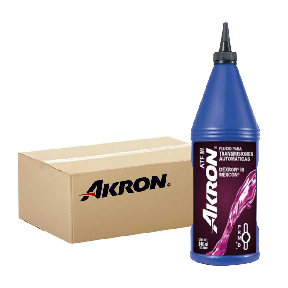 Fluido Transmisión Atf Dexron III/ Mercon 946 ml 15pz Akron