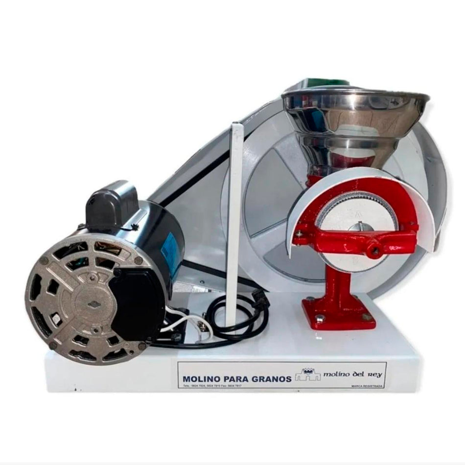 Molino Electrico Para Grano Motor 1/2 Hp Del Rey