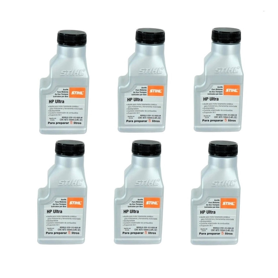 Aceite Stihl Ultra Sintético 2 Tiempos 100 Ml C/u 6 Piezas