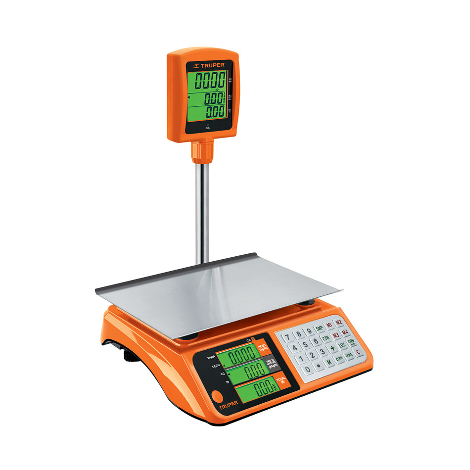Báscula Electrónica Con Torreta 40 kg 100871 Truper