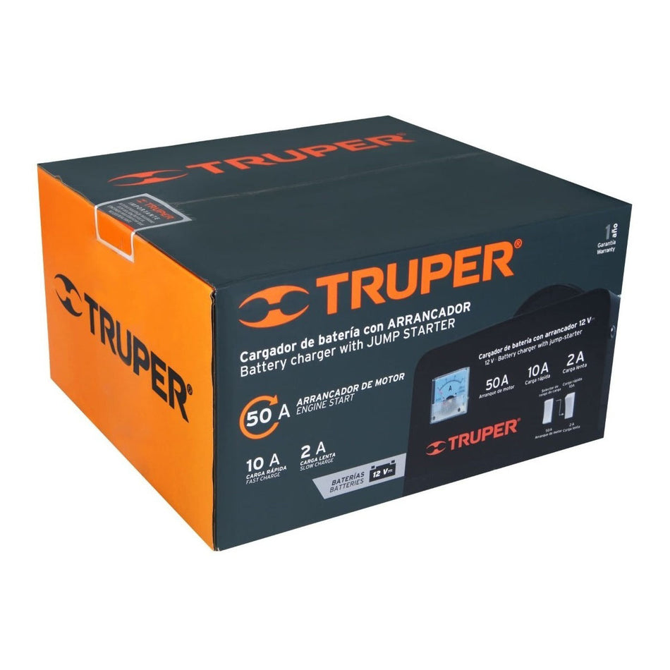 Cargador Para Baterías De 50 A Automotriz De 12 V Truper 13027