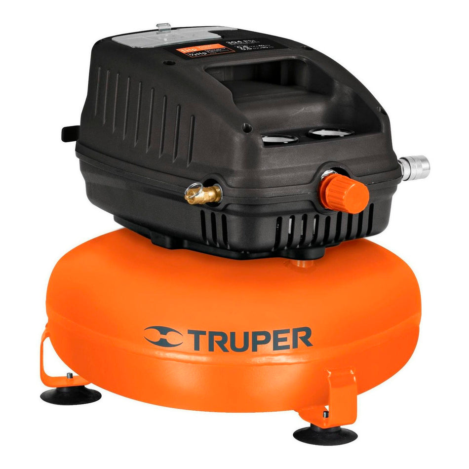 Compresor De Aire Mini Eléctrico Portátil Truper Monofásico 12l 250w 127v 60hz 13824