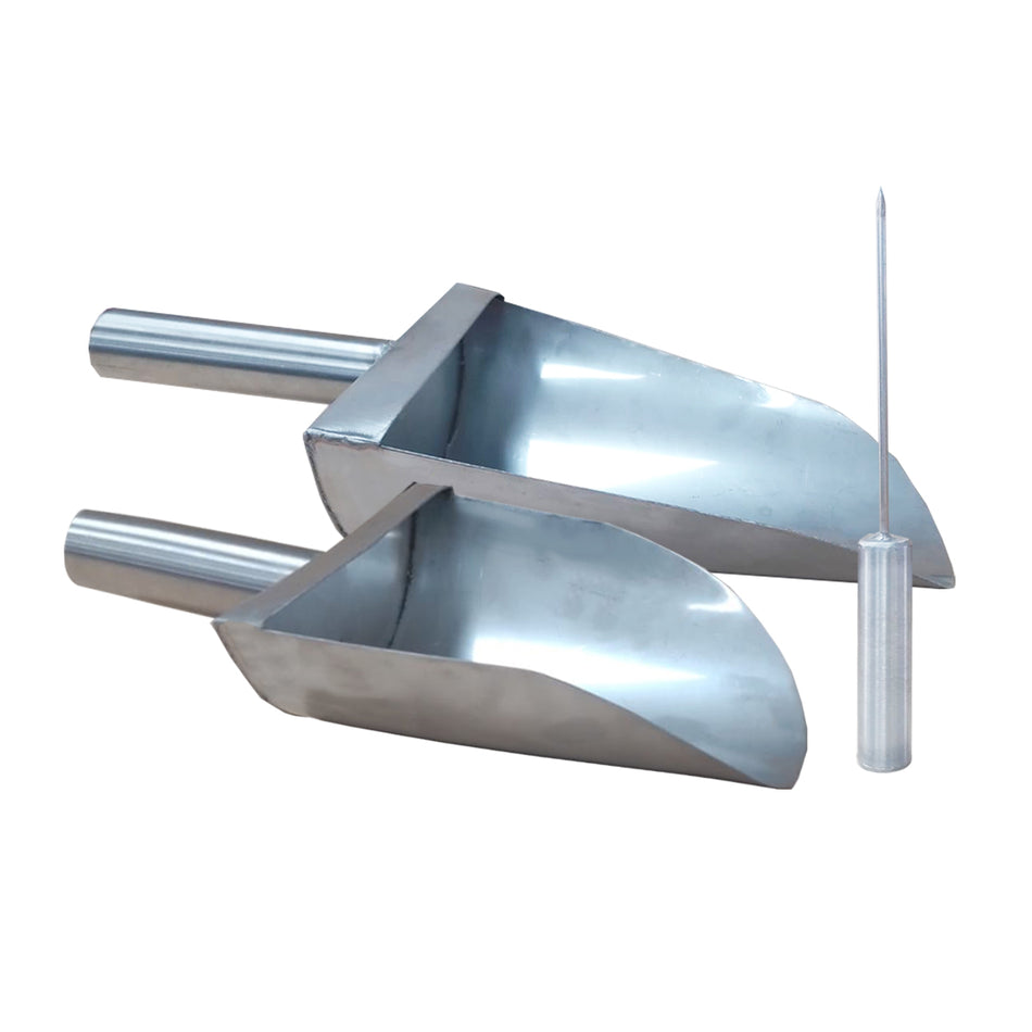 Cuchara Multifunción Acero Inoxidable Kit Pica Hielo y grano