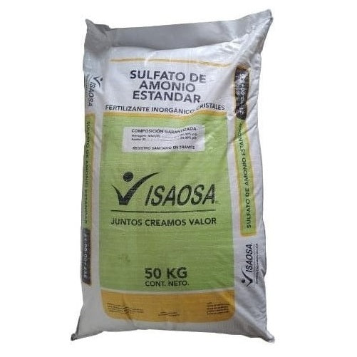 Fertilizante Sulfato De Amonio Estandar Costal 50 Kgr