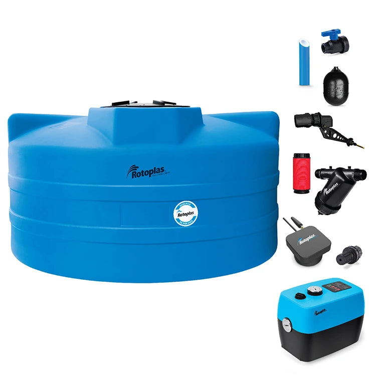Cisterna con Bomba Inteligente 1/2 HP 5,000 litros