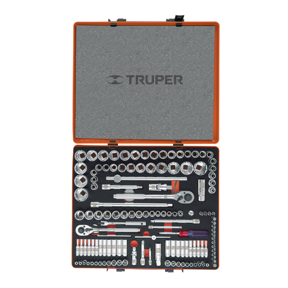 Juego 135 Herramientas 1/4″, 3/8″ y 1/2″ Std 13975 Truper