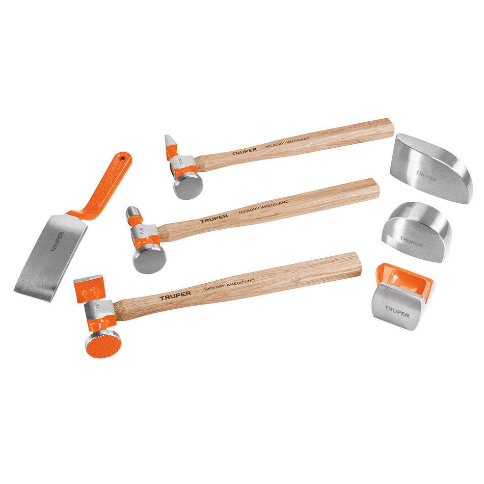 Juego De Martillos y Entibadores 7 piezas 100785 Truper