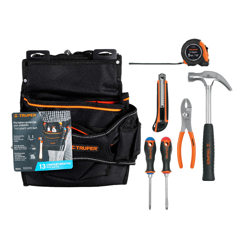Juego de 6 Herramientas 14651 Kit Portaherramientas Truper