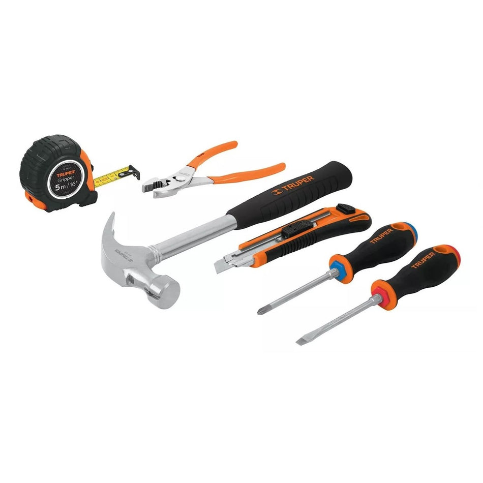 Kit Set Juego De 6 Herramientas Caseras 14651 Truper