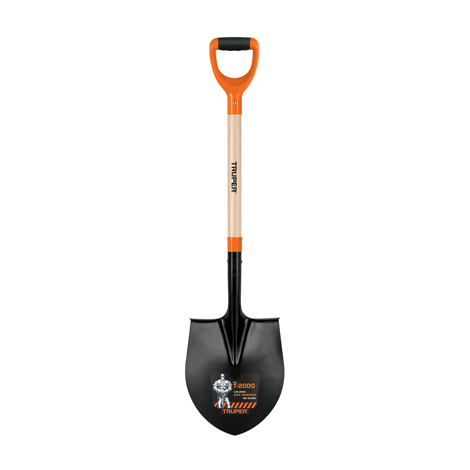 Pala T-2000 Redonda #4 Puño ″Y″ 11147 Truper