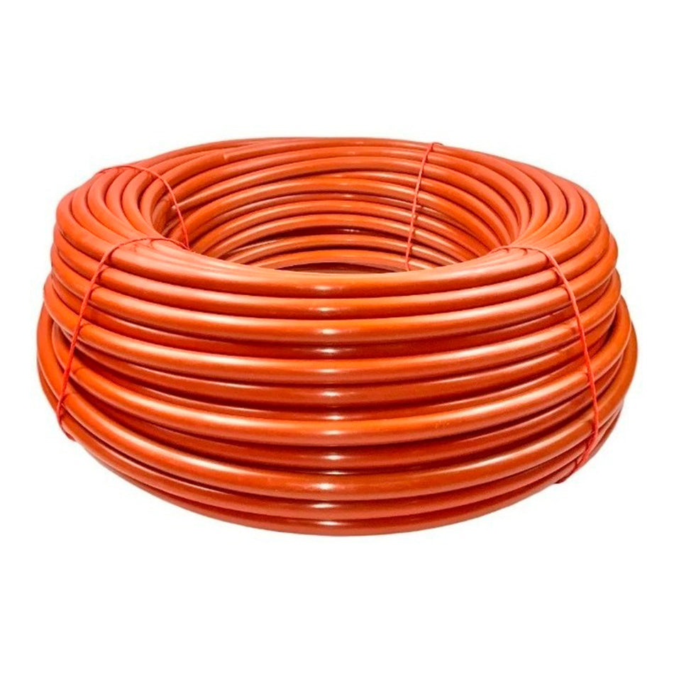 Poliducto Naranja Bicapa Liso 3/4 pulgada Rollo 100 mts