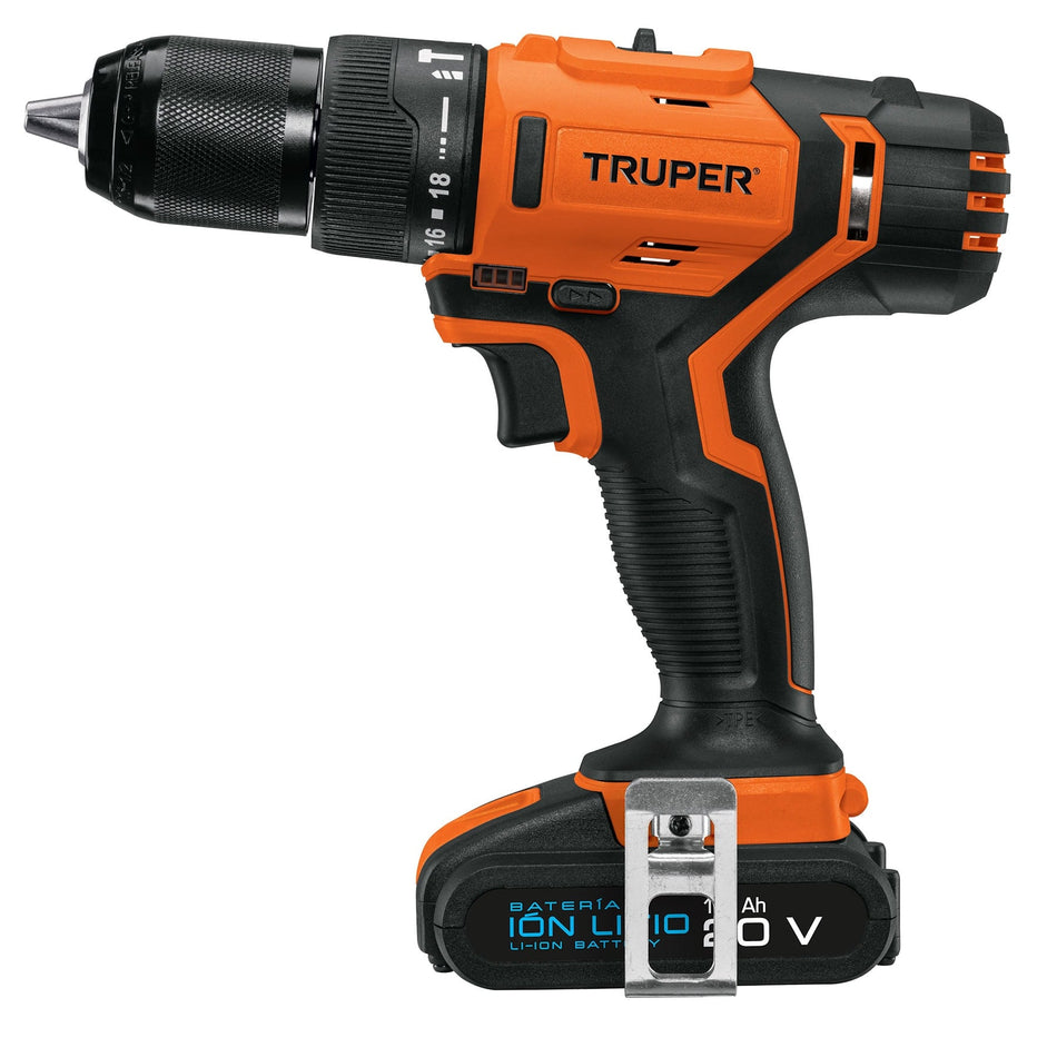 Rotomartillo Inalámbrico Ion Litio 20 V 1/2'' Truper 18155