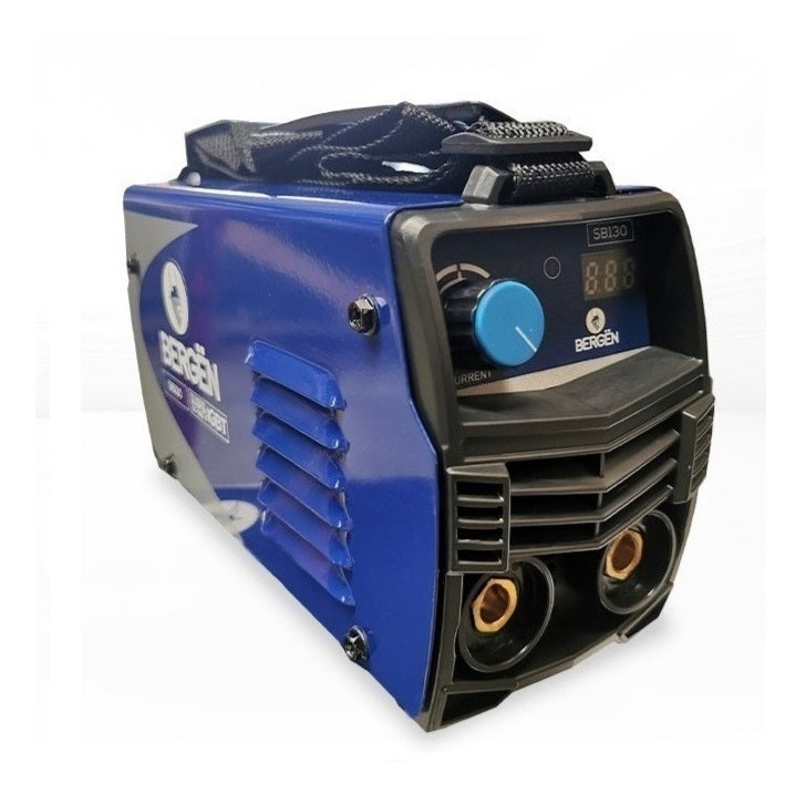 Soldadora Inverter Bergën Sb130 Azul Y Negra 50hz/60hz 110v/220v