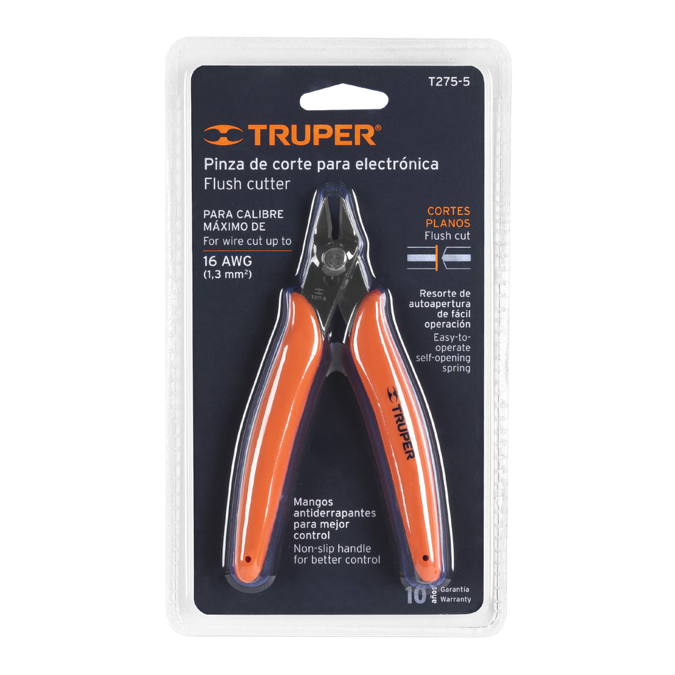 Pinza 5' de Corte Para Electronica T275-5 17314 Truper