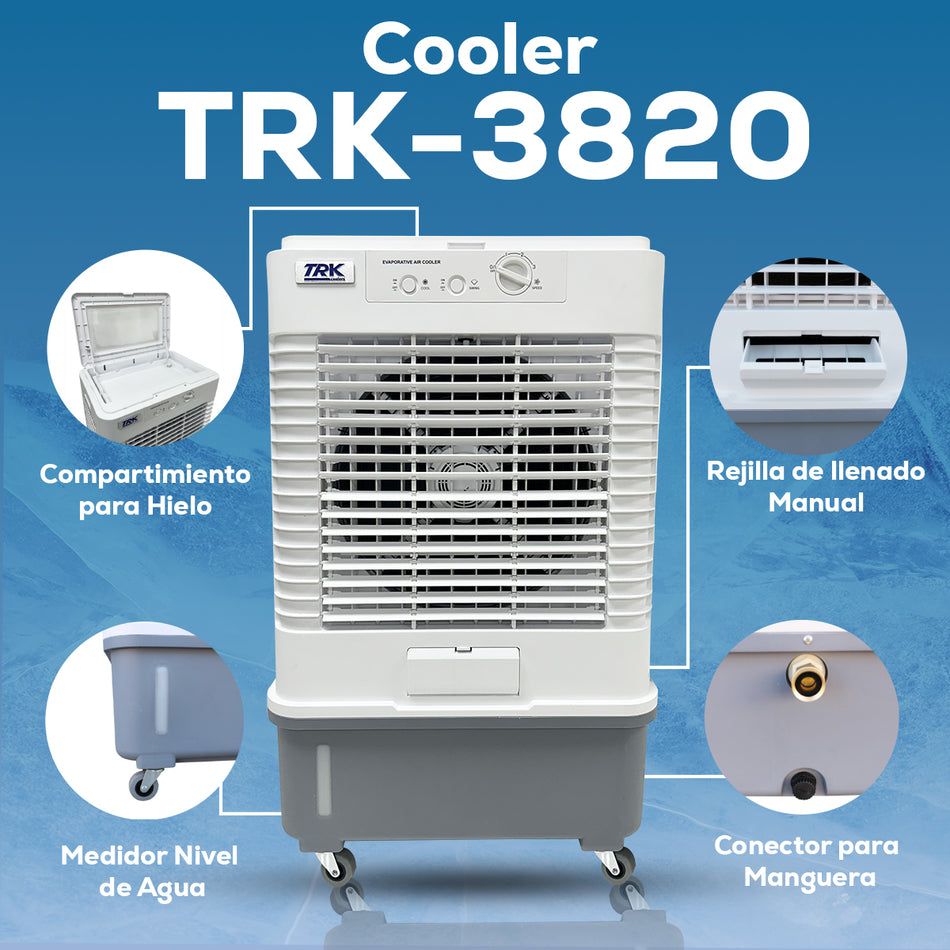 Cooler Enfriador Evaporativo Portátil TRK 3820