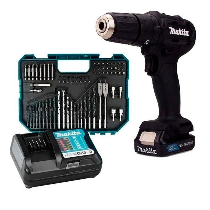 Taladro Rotomartillo Inalámbrico Makita Hp333d + Accesorios