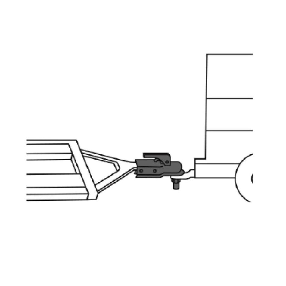 Acoplador Para Remolque Jalón A Bola-35 Truper