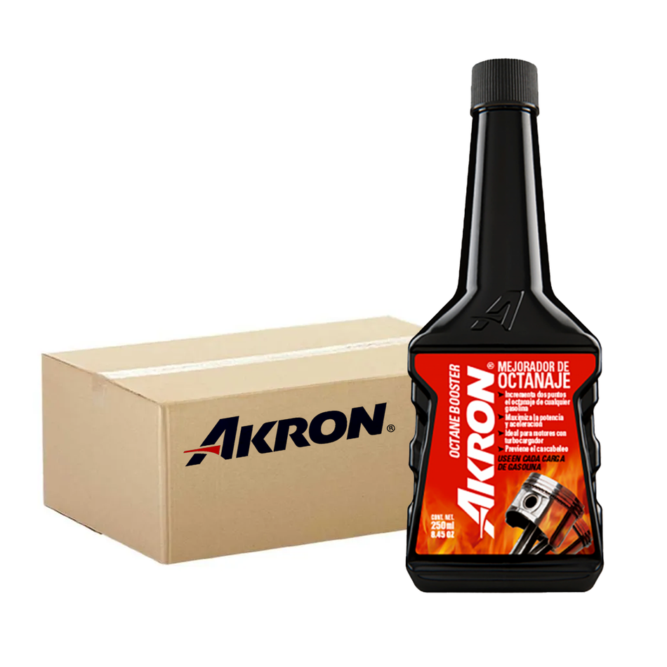 Aditivo Mejorador de Octanaje 250 ml Caja 24 pz Akron