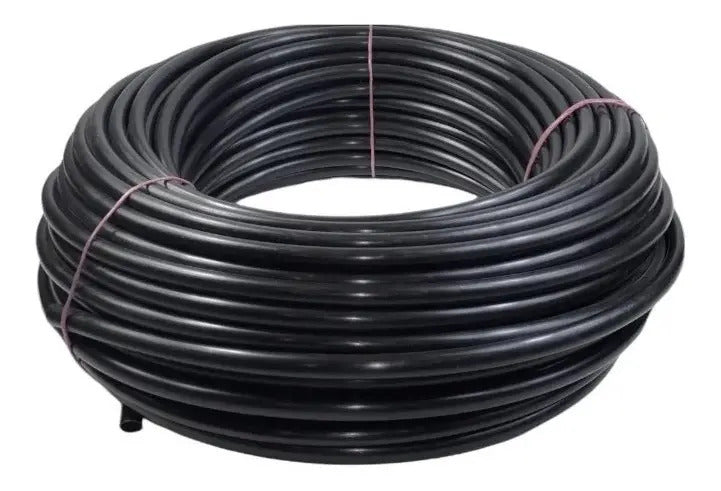 Poliducto Negro Reforzado Riego Agricola 3/4 Rollo 100 Mts
