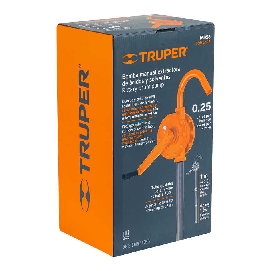 Bomba Extractora de Ácidos 0.25L P/Bombeo 16856 Truper