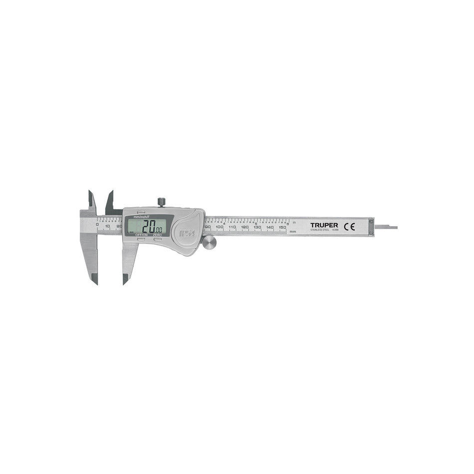 Calibrador Vernier Digital 6″ Acero 14388 Truper