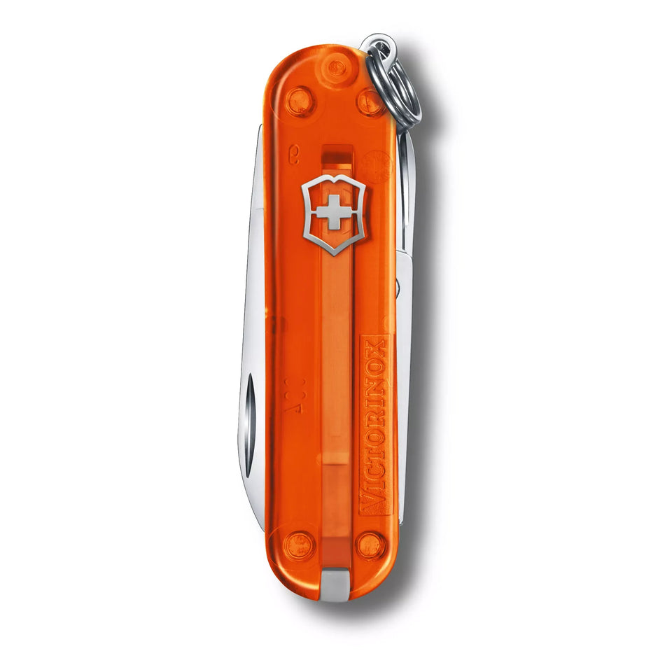 Navaja Classic 7 Usos Naranja Transparente Victorinox
