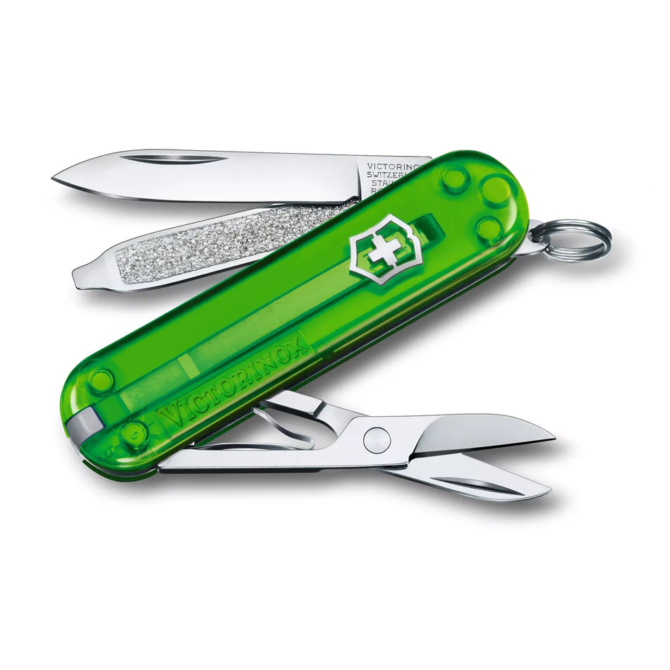 Navaja Classic 7 Usos Verde Transparente Victorinox