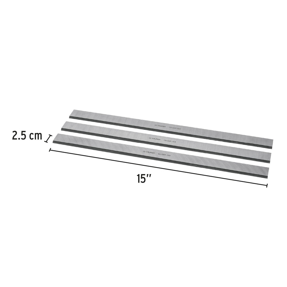 Cuchillas De Repuesto Cepillo De Piso Cep-15x 3 Pz 16548