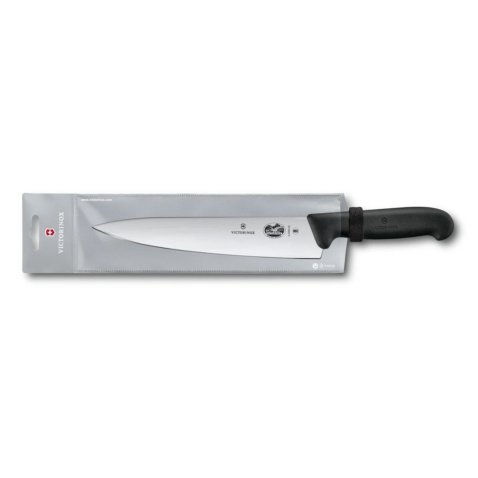 Cuchillo Chef Profesional 22cm Fibrox Negro Victorinox