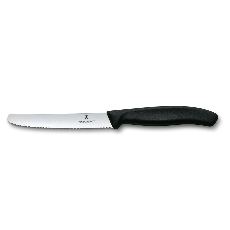 Cuchillo De Mesa 11 Cm Negro 6.7833 Victorinox