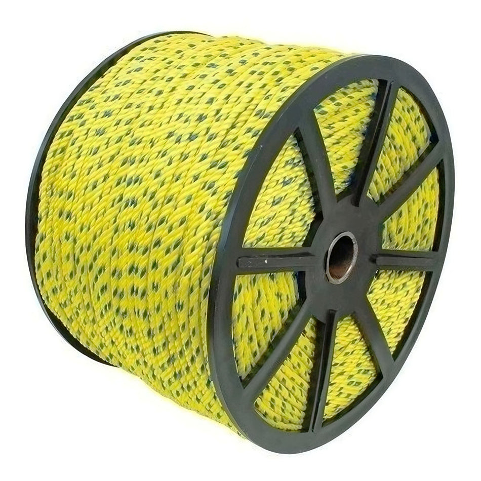 Cuerda Soga Amarilla De Polipropileno 10 Mm Rollo 26 Kg