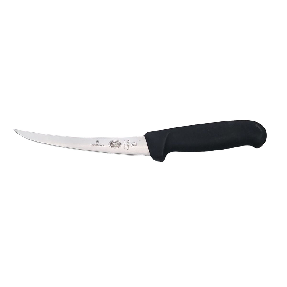 Cuchillo Deshuesador 5.6613.15 Hoja Flex Negro Victorinox