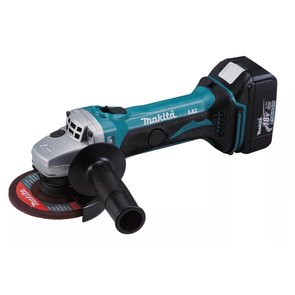 Esmeriladora Angular 4 1/2" Inalámbrica 18v DGA452RMJ Makita