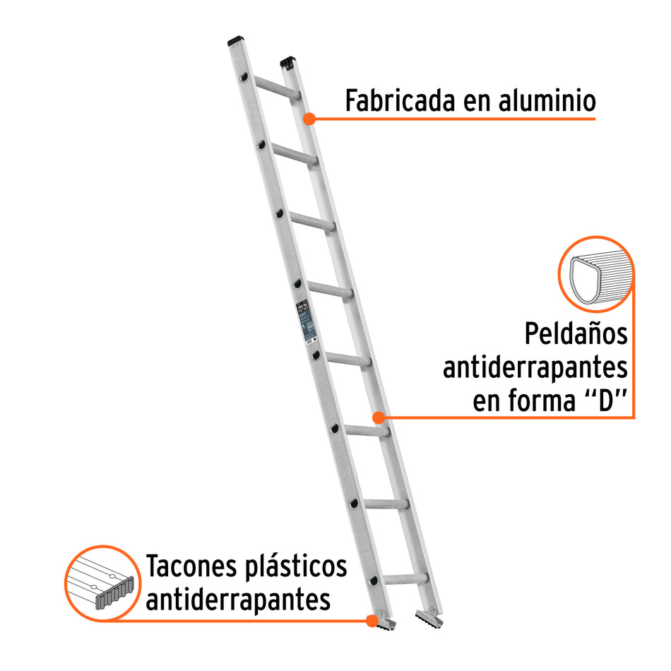 Escalera Recta Tipo III 8 peldaños 103724 Truper