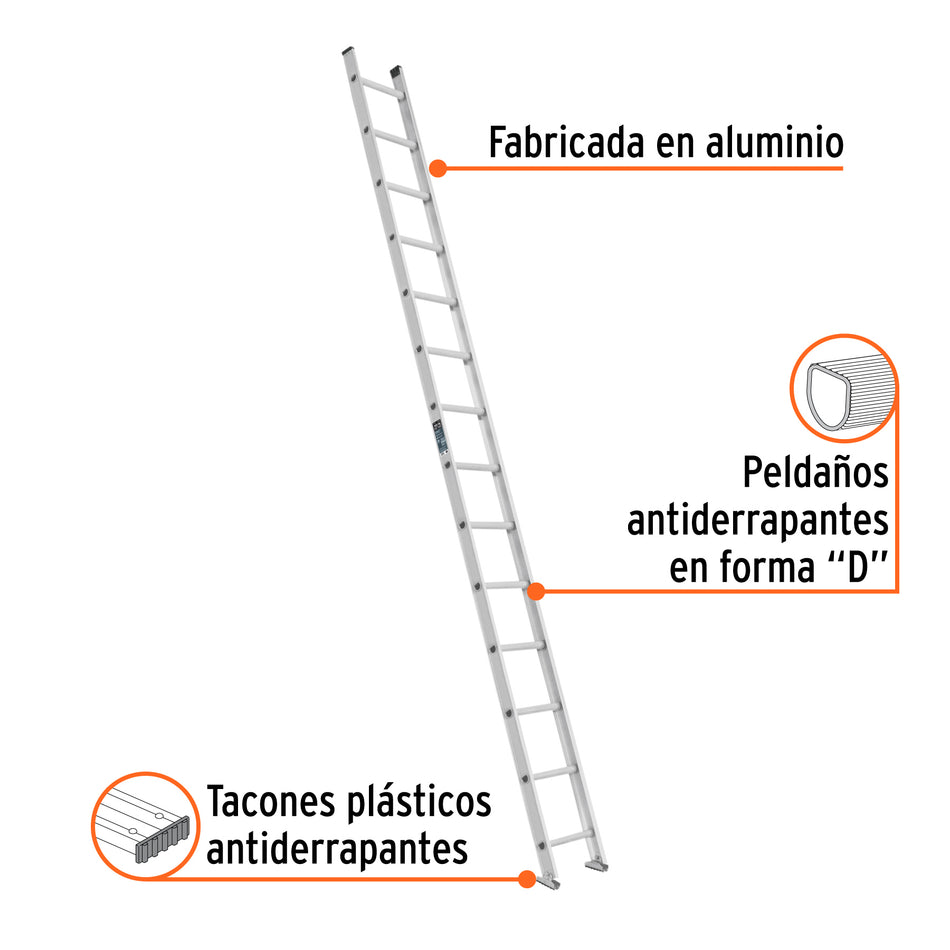 Escalera Recta Tipo III 12 peldaños 103726 Truper