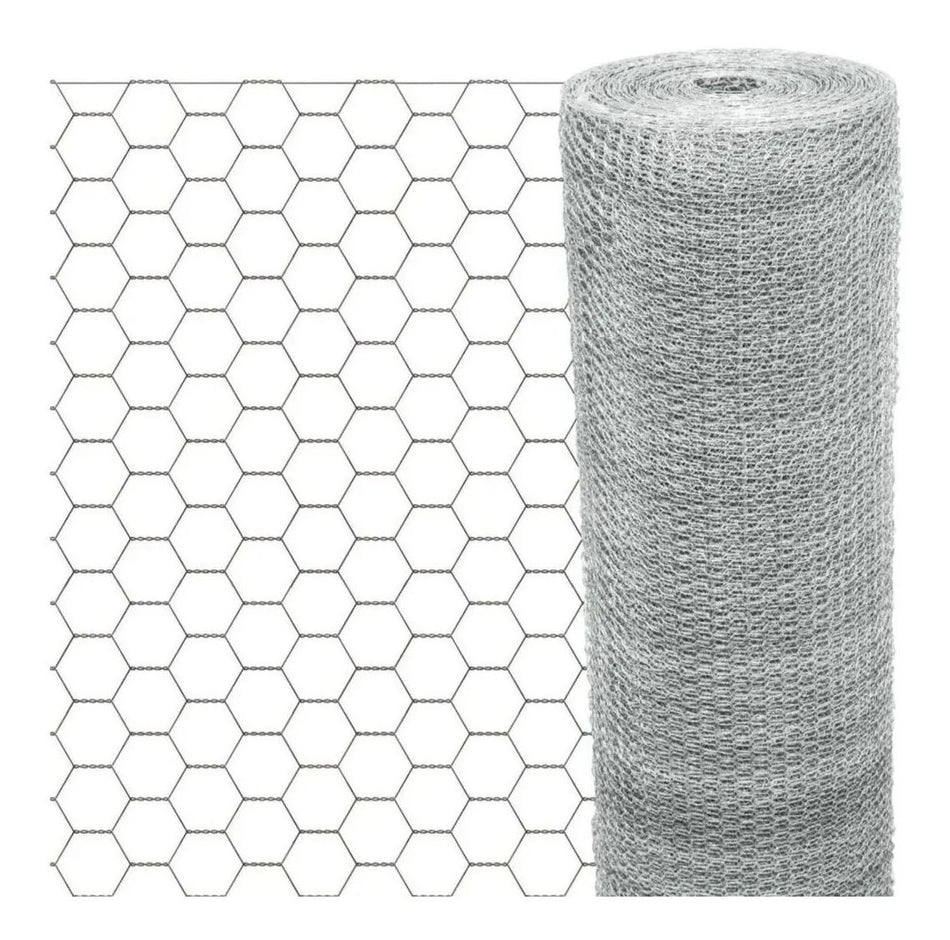 Rollo De Tela Pollera De Acero 1.20 X 45 Mts.