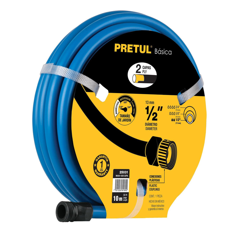 Hidrolavadora 1500 psi Kit Extensión 2m Manguera 10m